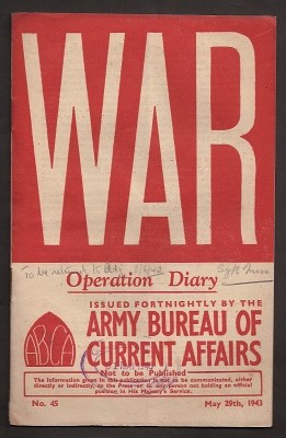 BARTON, CAPTAIN M. J, MC,, - WAR : issue 45 : May 29th, 1943 : [News Facts for Fighting Men].
