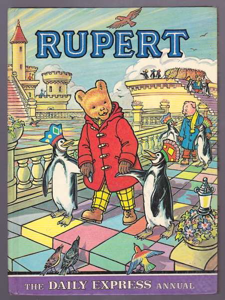 BESTALL, ALFRED (STRIP ILLS.); CUBIE, ALEX (COVER AND ENDPAPER ILLS.), - RUPERT [Annual, 1977].