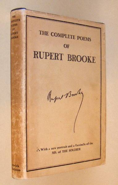 Brooke, Rupert, - THE COMPLETE POEMS OF RUPERT BROOKE.
